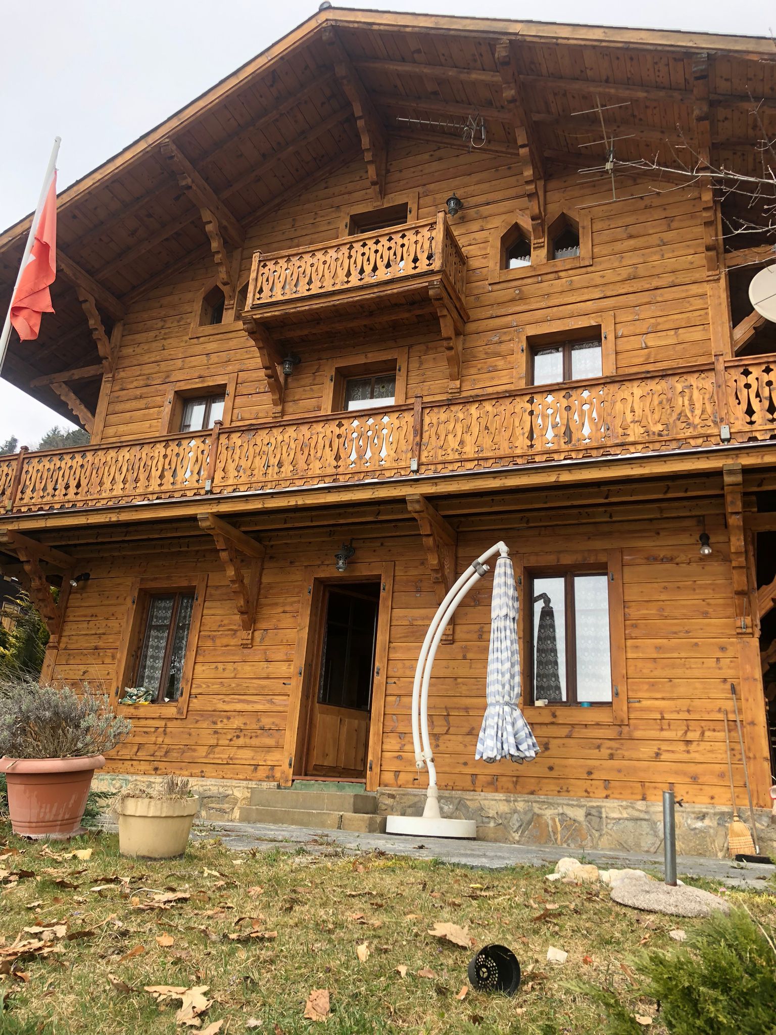 Chalet à Corbeyrier - Micro-sablage - Après